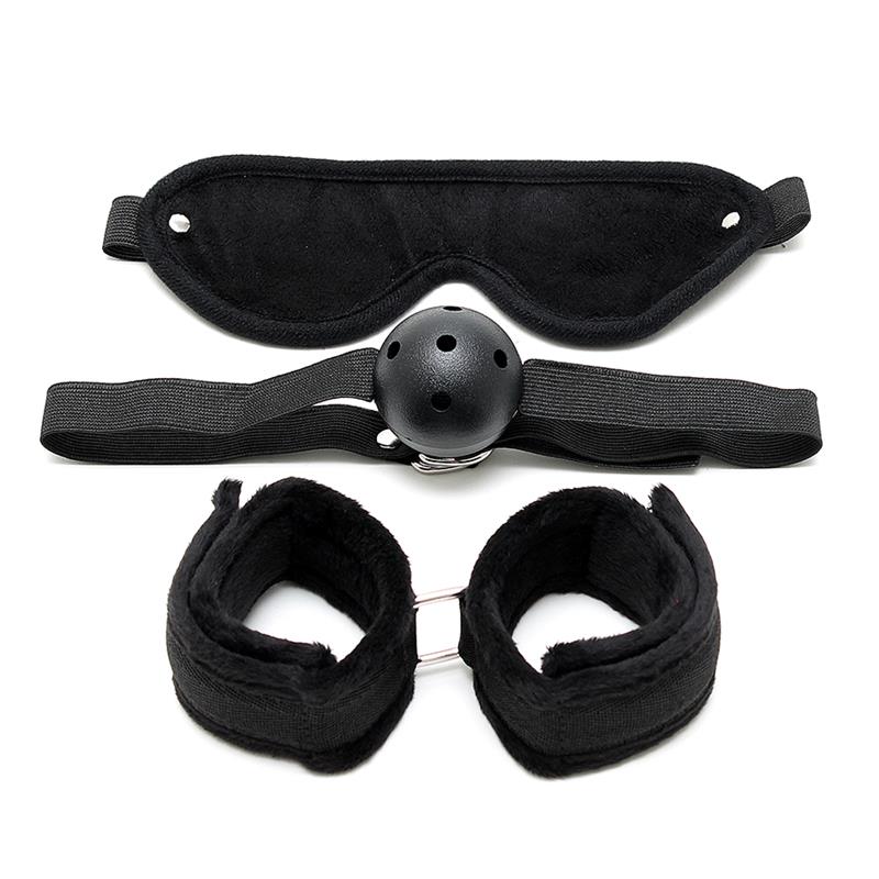 FETISH FANTASY SERIES Universal Wrist and Ankle Cuffs Black