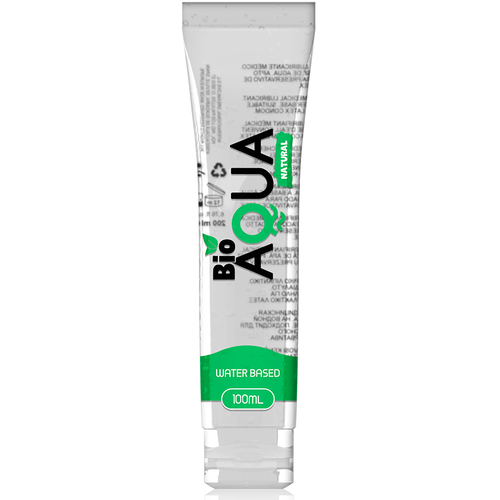BIOAQUA - LUBRIKANTS AR DABĪGĀM SASTĀVDAĻĀM UZ ŪDENS BĀZES 100 ML