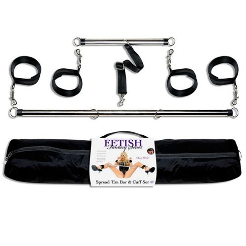 FETISH FANTASY SERIES - SPREAD EM BAR AND CUFF SET