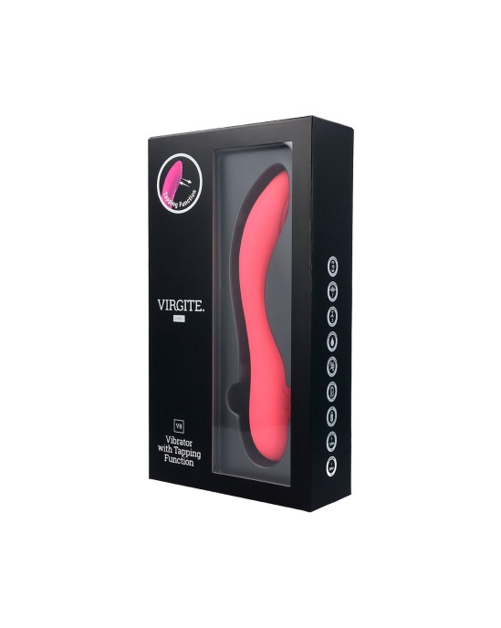 Shaft МОДЕЛЬ A 9,5 ДОнг ЖИДКОГО СИЛИКОНА С ШАРИКАМИ - КРАСНОЕ ГОЛОВО