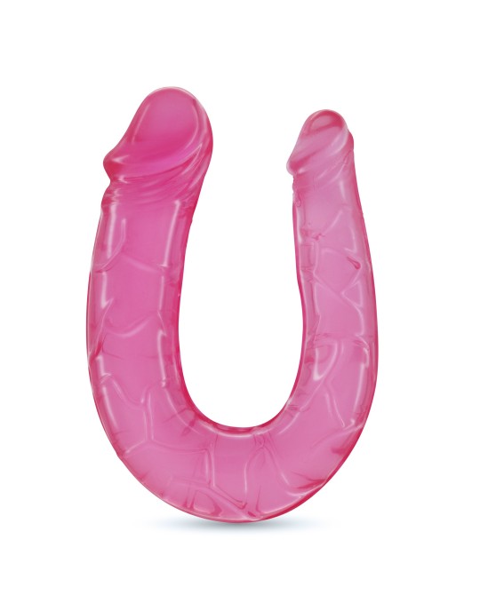 Crushious DEEP DIVER DUBULTAIS DILDO AR ANĀLO LUBRIKANTU 50 ml ROZĀ