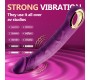 Kinny Jump-O vibrator dildo 22.1 cm Rose Red