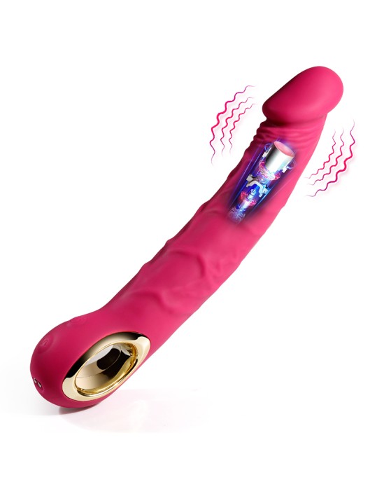 Kinny Jump-O vibrators dildo 22.1 cm Melns