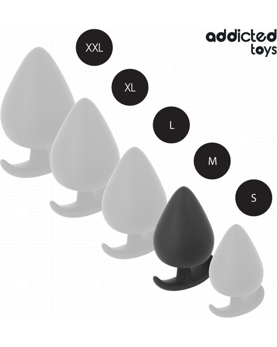Addicted Toys ANAL PLUG SILICONE SIZE M 6.6 CM