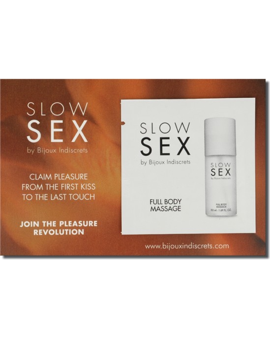 Bijoux Slow Sex BIJOUX - SLOW SEX FULL BODY MASSAGE MASSAGE GEL 2 ML