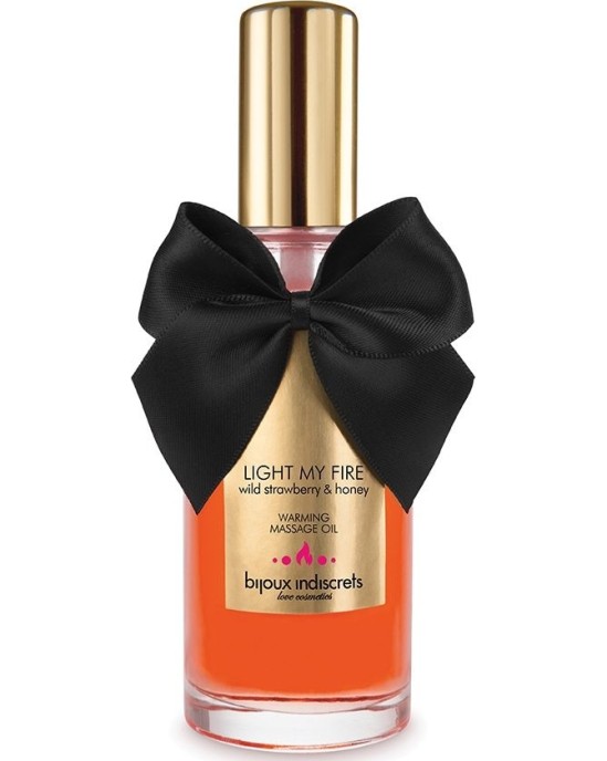 Bijoux Love Cosmetiques BIJOUX - MASSAGE OIL HEAT EFFECT STRAWBERRY AROMA