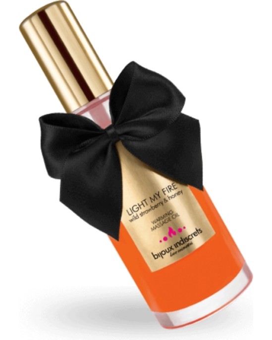 Bijoux Love Cosmetiques BIJOUX - MASSAGE OIL HEAT EFFECT STRAWBERRY AROMA