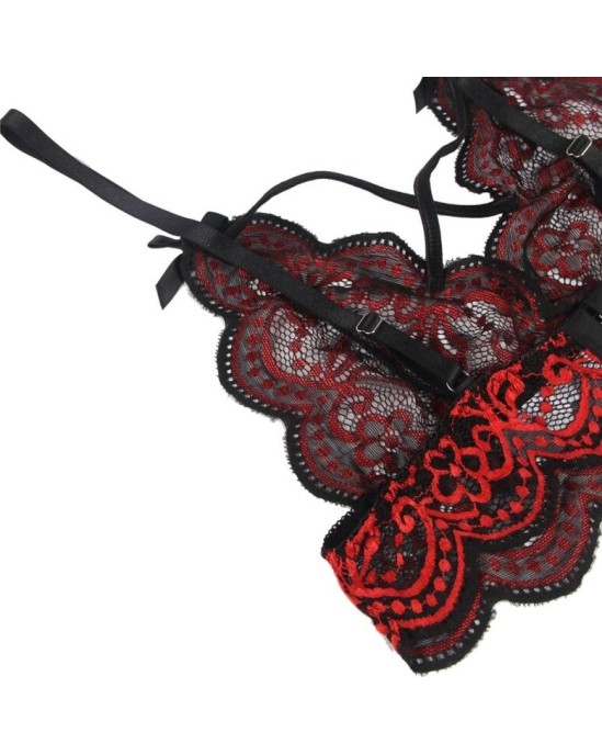 Subblime Sets SUBBLIME - SET TWO PIECES SET LACE TOP AND PANTIES S/M