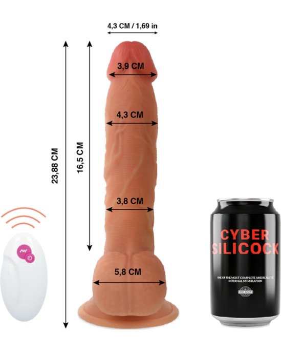 Cyber Silicock REMOTE CONTROL REALISTIC MR JOHN 23.88 CM -O- 4.3 CM
