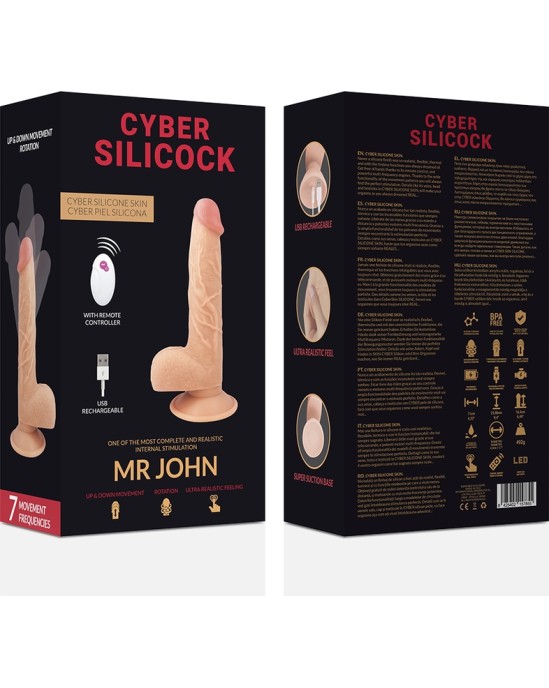 Cyber Silicock REMOTE CONTROL REALISTIC MR JOHN 23.88 CM -O- 4.3 CM