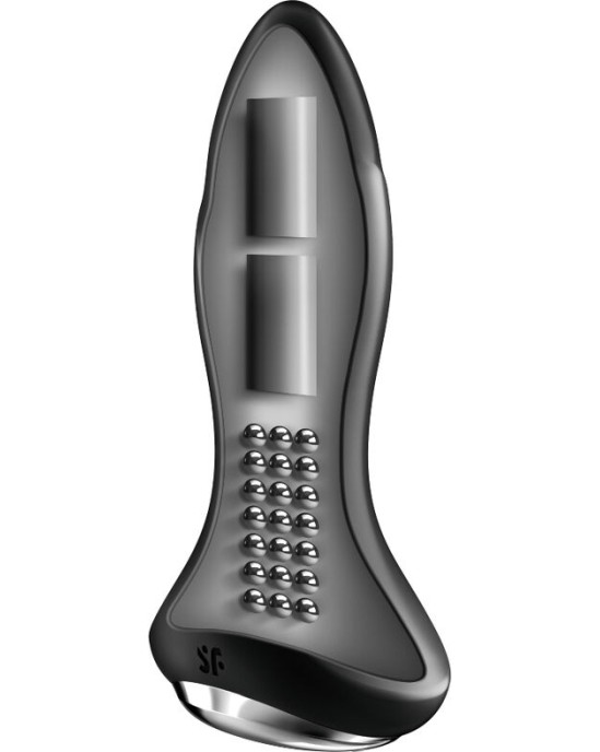 Satisfyer Connect SATISFYER - ROTATOR PLUG 1+ VIBRATING PLUG APP BLACK