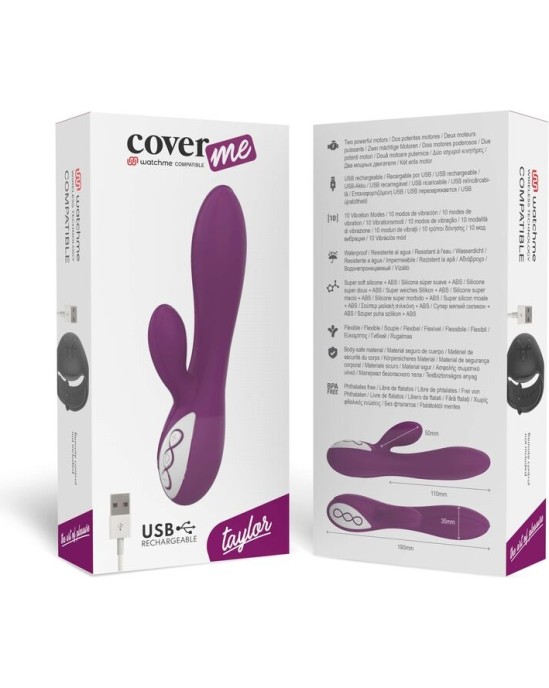 Coverme TAYLOR VIBRATOR COMPATIBLE WITH WATCHME WIRELESS TECHNOLOGY