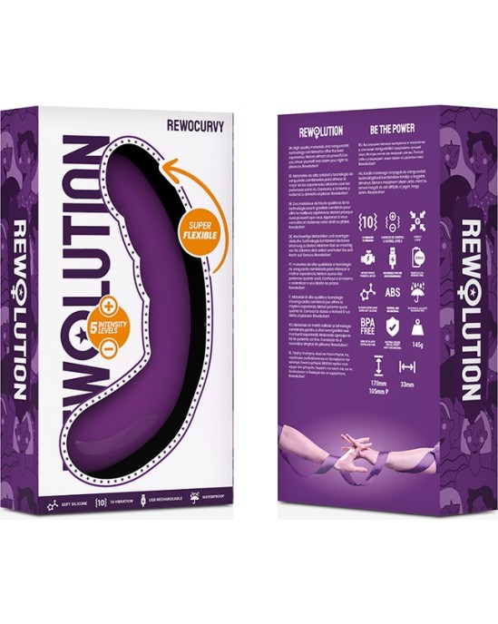 Rewolution REWOCURVY RECHARGEABLE FLEXIBLE VIBRATOR
