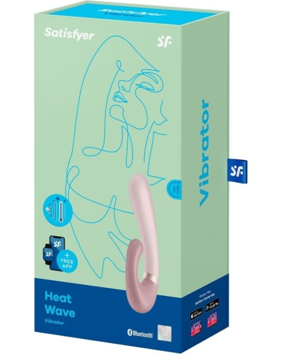 Satisfyer Connect SATISFYER - HEAT WAVE VIBRATOR APP PINK