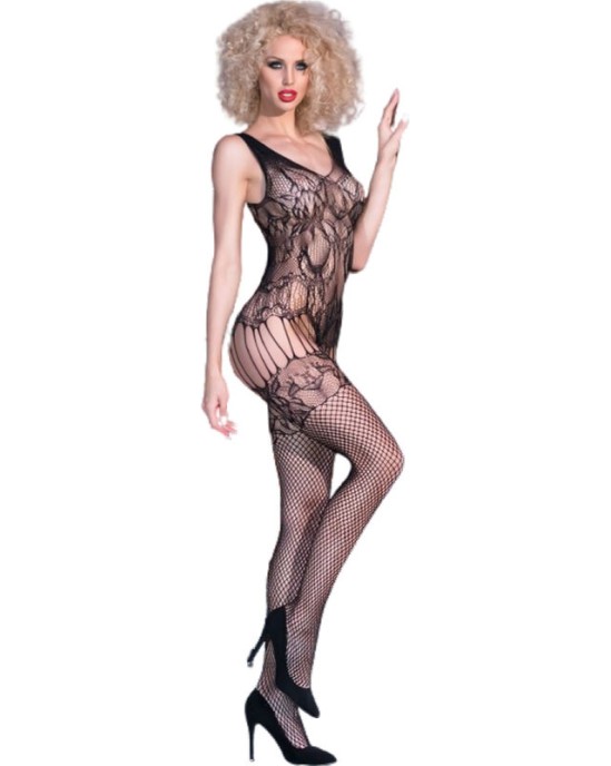Chilirose Bodies CHILIROSE - CR 4232 BODYSTOCKING BLACK S/M