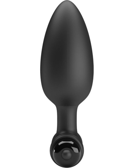Pretty Love VIBRA BUTT PLUG 2 ANAL PLUG 10 VIBRATIONS BLACK