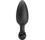 Pretty Love VIBRA BUTT PLUG 2 ANAL PLUG 10 VIBRATIONS BLACK