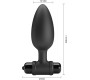 Pretty Love VIBRA BUTT PLUG 2 ANAL PLUG 10 VIBRATIONS BLACK
