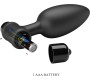 Pretty Love VIBRA BUTT PLUG 2 ANAL PLUG 10 VIBRATIONS BLACK