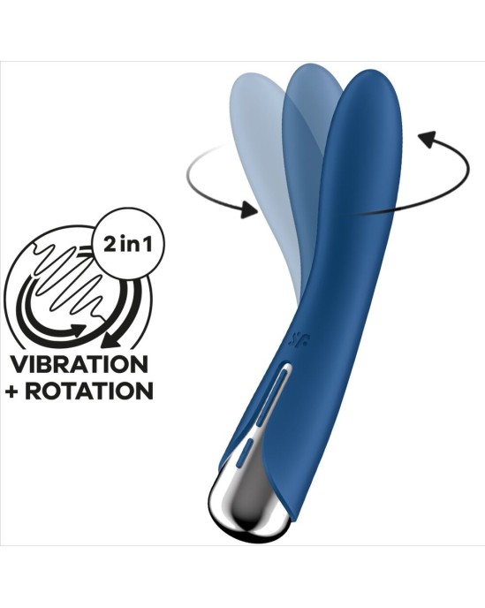 Satisfyer Vibrator SATISFYER - SPINNING VIBE 1 G-SPOT BLUE ROTATOR VIBRATOR