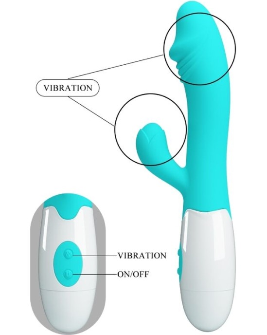 Pretty Love Flirtation PRETTY LOVE - SNAPPY G-SPOT VIBRATOR AQUA GREEN