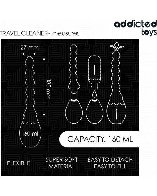 Addicted Toys TRAVEL CLEANER SILICONE MODEL 2