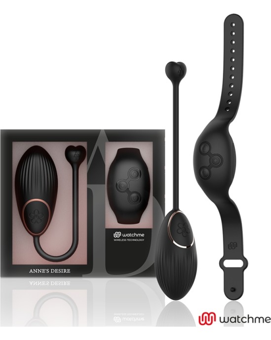 Anne&acute;s Desire ANNE'S DESIRE - EGG REMOTE CONTROL TECHNOLOGY WATCHME BLACK
