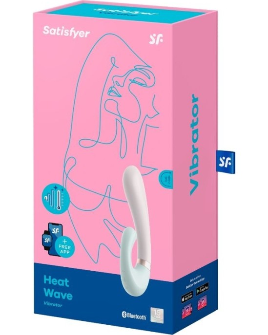 Satisfyer Connect SATISFYER - HEAT WAVE VIBRATOR APP WHITE