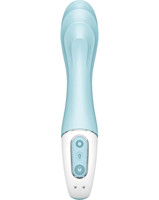 Satisfyer Connect SATISFYER - AIR PUMP VIBRATOR 5+ INFLATABLE G-SPOT VIBRATOR APP BLUE