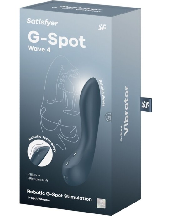 Satisfyer Vibrator SATISFYER - G-SPOT WAVE 4 12 VIBRATIONS PROGRAM VIBRATOR DARK GREY