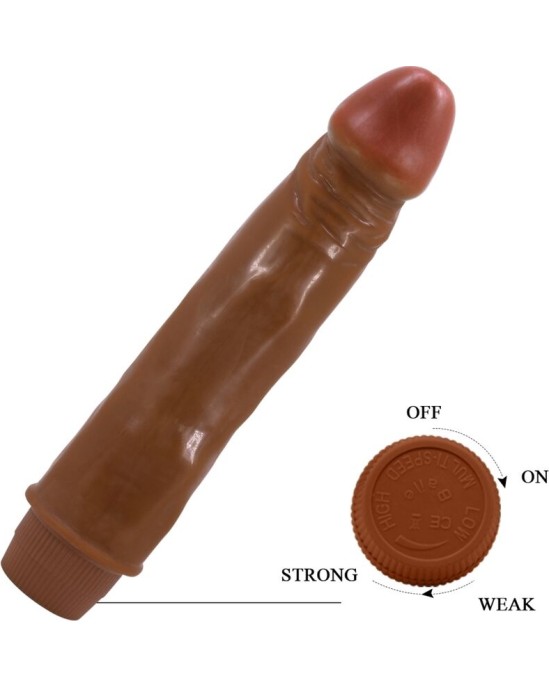 Baile DWARF REALISTIC VIBRATOR 21 CM MULATTO