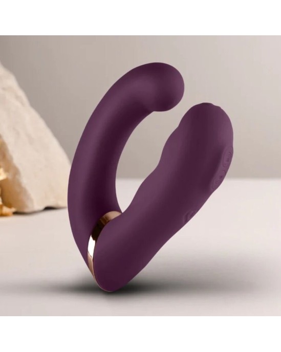 Rocks-Off GEMINI DUAL VIBRATOR G-SPOT CLITORIS STIMULATOR PURPLE