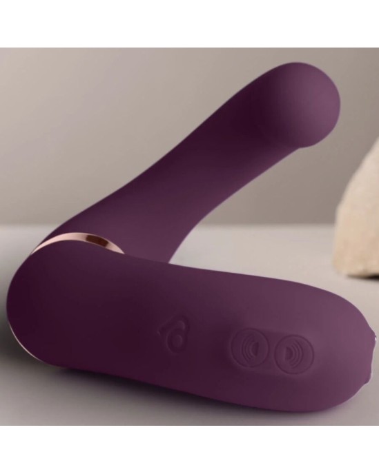 Rocks-Off GEMINI DUAL VIBRATOR G-SPOT CLITORIS STIMULATOR PURPLE