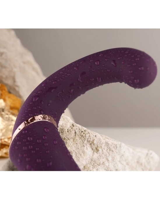 Rocks-Off GEMINI DUAL VIBRATOR G-SPOT CLITORIS STIMULATOR PURPLE