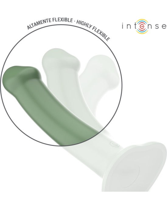 Intense Fun INTENSE - BECCA VIBRATOR WITH SUCTION CUP 10 VIBRATIONS GREEN REMOTE CONTROL