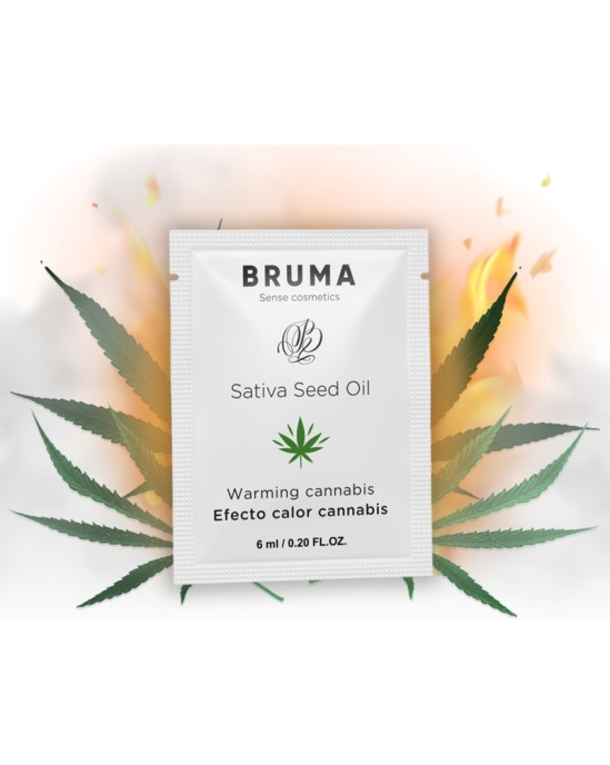 Bruma SATIVA SEED OIL SLIDING GEL WARMING CANNABIS FLAVOR 6 ML