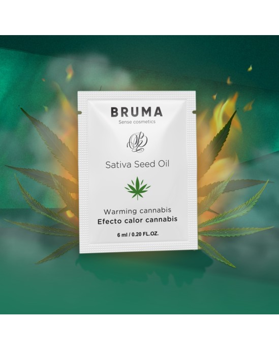 Bruma SATIVA SEED OIL SLIDING GEL WARMING CANNABIS FLAVOR 6 ML
