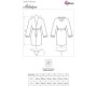 Livco Corsetti Sets LIVCO CORSETTI FASHION - ARILADYEN LC 90568 DRESSING GOWN + PANTY BLACK L/XL
