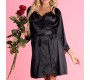 Livco Corsetti Sets LIVCO CORSETTI FASHION - ARILADYEN LC 90568 DRESSING GOWN + PANTY BLACK L/XL