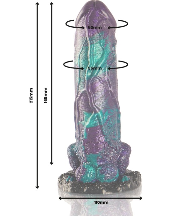 Epic BASILISK DILDO DOUBLE SCALY PLEASURE BIG SIZE