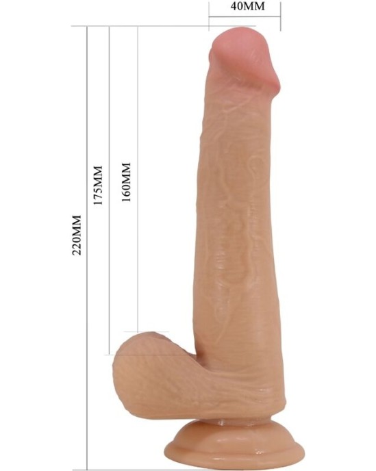 Pretty Love TALLEN REALISTIC DILDO 22 CM FLESH