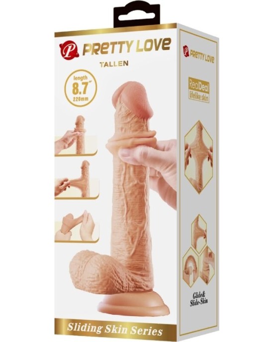Pretty Love TALLEN REALISTIC DILDO 22 CM FLESH