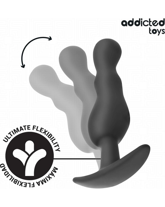 Addicted Toys SET OF 3 ANAL PLUG SILICONE MODEL 1