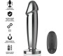 Intense Anal Toys INTENSE - ANAL PLUG 10 VIBRATIONS METAL DILDO WITH REMOTE CONTROL S