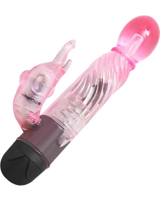 Baile Vibrators BAILE - GIVE YOU A KIND OF LOVER VIBRATOR WITH PINK RABBIT 10 MODES