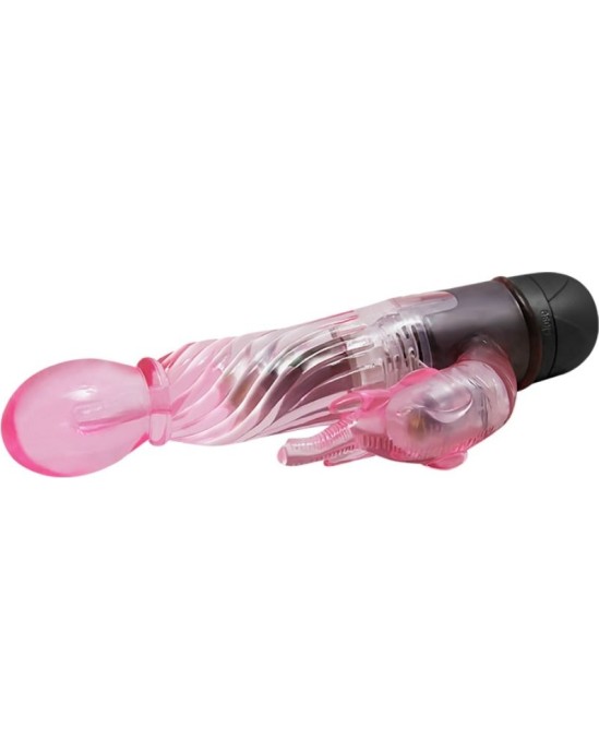 Baile Vibrators BAILE - GIVE YOU A KIND OF LOVER VIBRATOR WITH PINK RABBIT 10 MODES