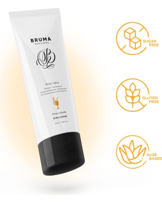 Bruma ALOE VERA SLIDING GEL PINA COLADA FLAVOR 100 ML