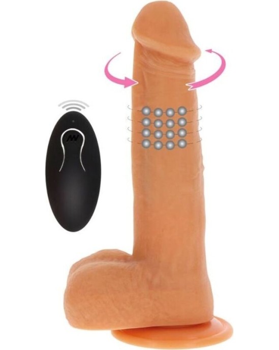 Get Real ROTATING BEADS VIBRATING DILDO SKIN