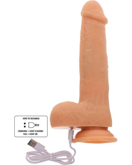 Get Real ROTATING BEADS VIBRATING DILDO SKIN