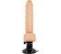 Basecock REALISTIC VIBRATOR REMOTE CONTROL NATURAL WITH TESTICLES 19.5 CM -O- 4 CM